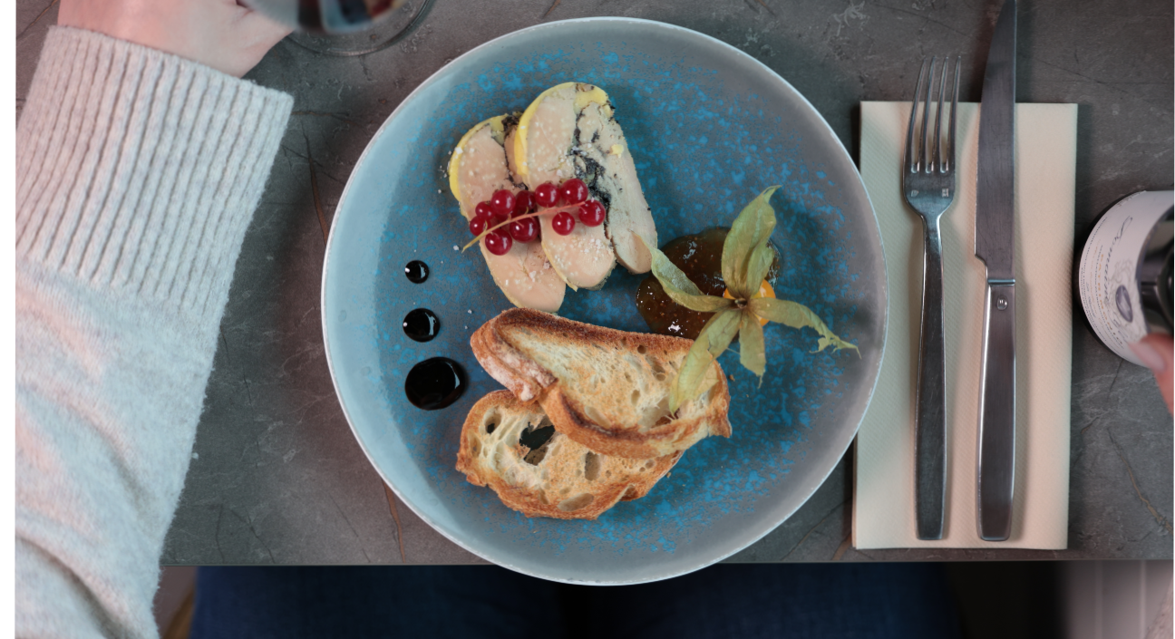 restaurant romantique geneve, plats d'entrées